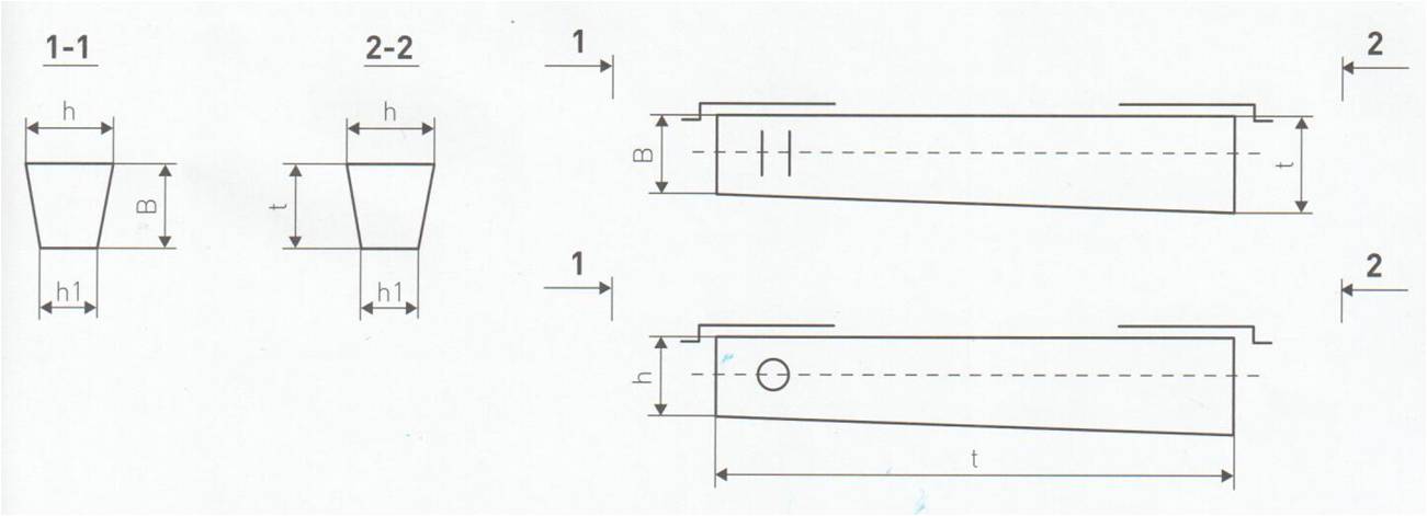 Стойка вибрированная железобетонная СВ 105-3.6 а Серия 3.407.1-143