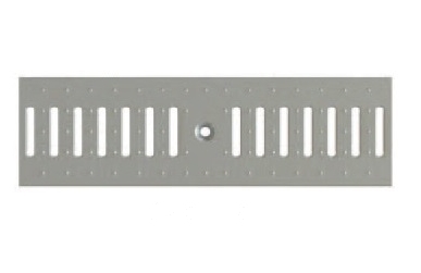 Решетка оцинкованная Plus 100 А15 рядная, 1000x158 мм (класс нагрузки A15)